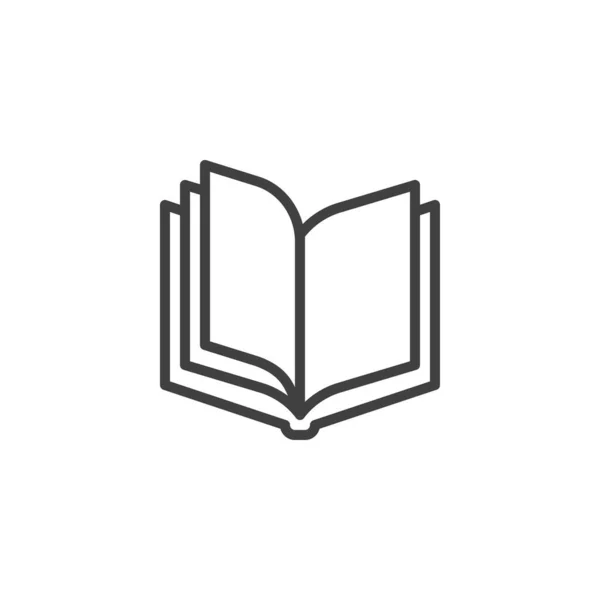 Boekenlijn pictogram — Stockvector