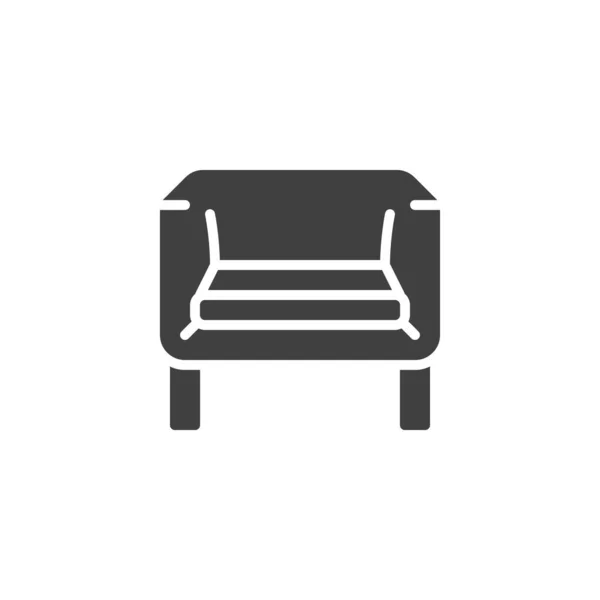 Sillón vector icono — Vector de stock