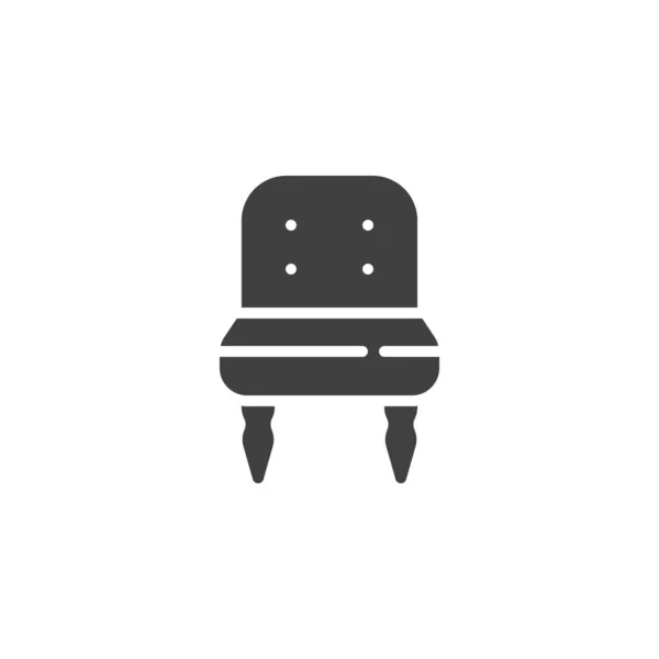 Soft chair vector icon — Stock Vector