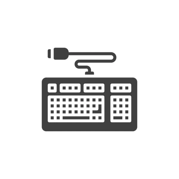 Icono de vector de teclado PC — Archivo Imágenes Vectoriales