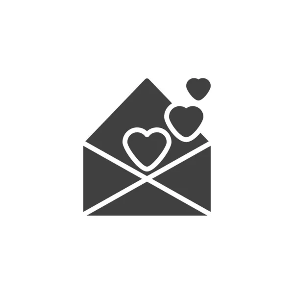 Valentinstag Mail-Vektor-Symbol — Stockvektor