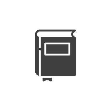 Boş kitap vektör simgesi