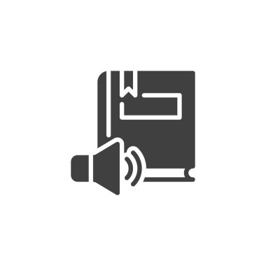Ses kitabı vektör simgesi