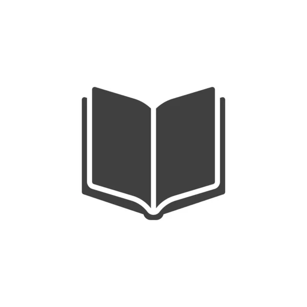 Libro en blanco páginas vector icono — Vector de stock