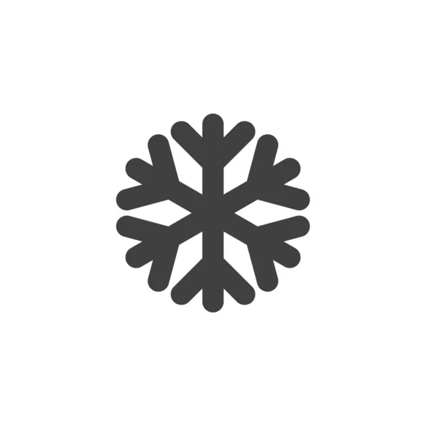 Schneeflockenvektorsymbol — Stockvektor