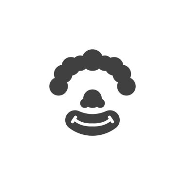 Palyaço maskesi vektör simgesi