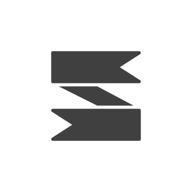 Parti kurdele vektör simgesi