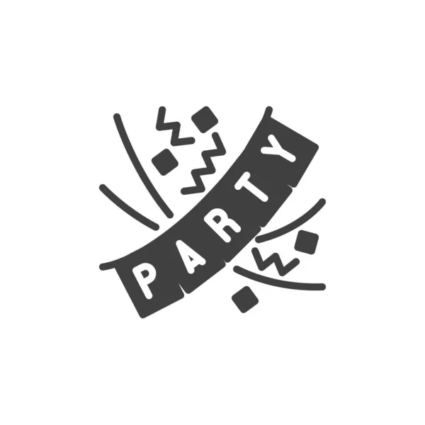 Ikona wektora Party Bunting — Wektor stockowy
