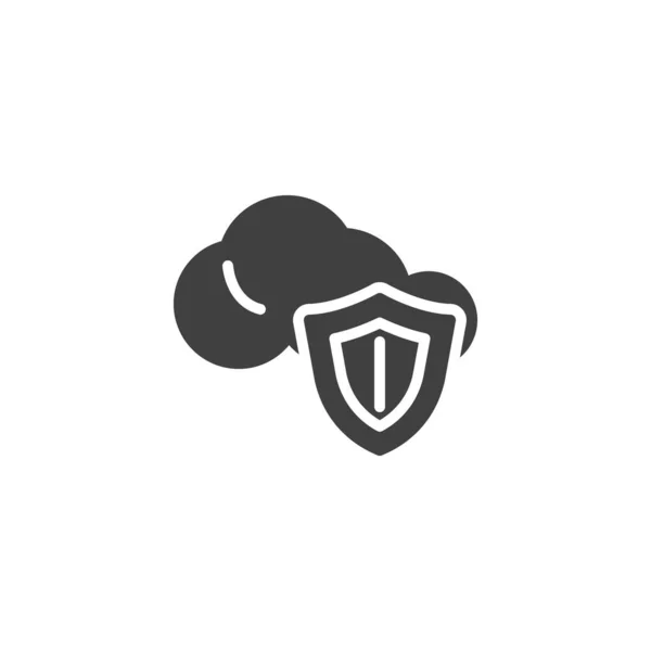 Seguridad y protección de datos vector icono — Archivo Imágenes Vectoriales