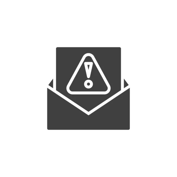 Icône vectorielle de courrier indésirable — Image vectorielle