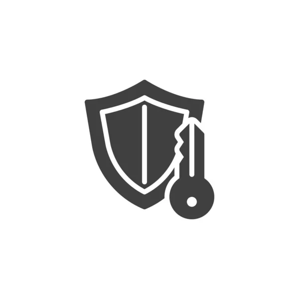 Security key protection vector icon — Stock Vector