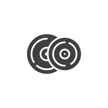 Ağırlık halter vektör simgesi