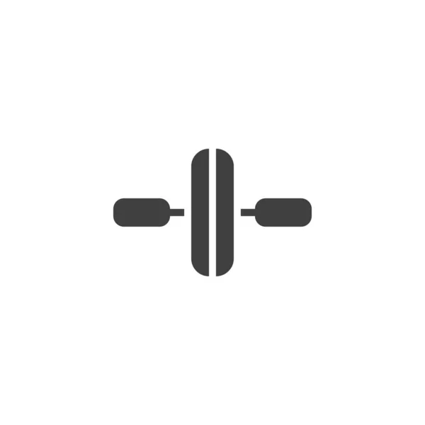 Fitness roller vector icon — Stock Vector