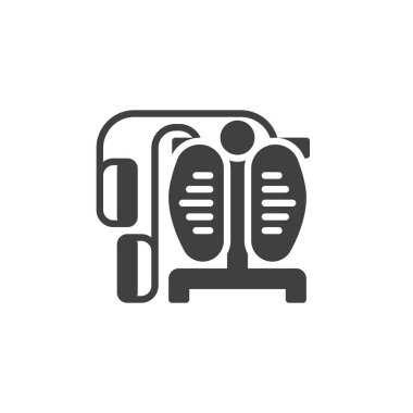 Jimnastik makinesi vektör simgesi