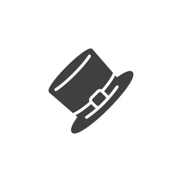 Leprechaun sombrero icono de vector — Vector de stock