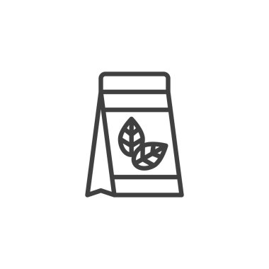 Çay ambalaj çizgisi simgesini terk eder