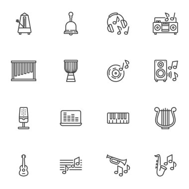 Müzik bağlantılı satır simgeleri ayarlandı