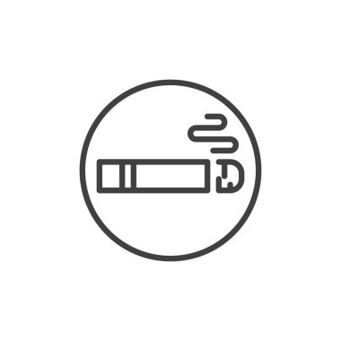 Sigara içme alanı işaret simgesi