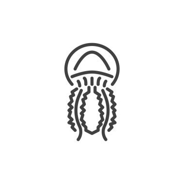 Denizanası çizgi simgesi