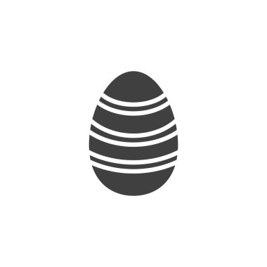 Paskalya yumurtası vektör simgesi