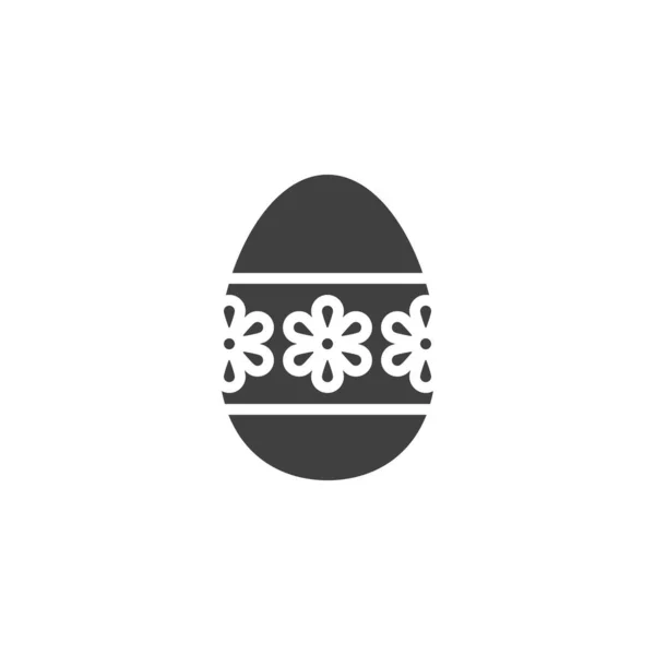 Πάσχα αυγό στολίδι διάνυσμα εικονίδιο — Διανυσματικό Αρχείο