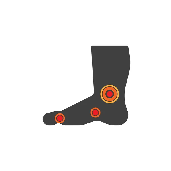 Ikona vektoru bolesti nohou — Stockový vektor