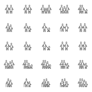 Aile ve ilişki çizgisi simgeleri belirlendi