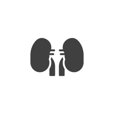 İnsan böbrek ikonu