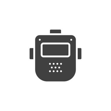 Kaynak maskesi vektör simgesi