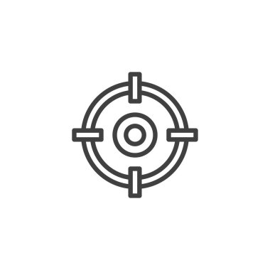 Silah çapraz çizgi simgesi