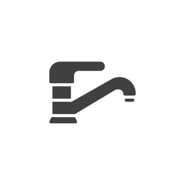 Su musluğu vektör simgesi