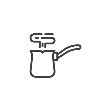 Türk kahve kuyruğu simgesini hapset