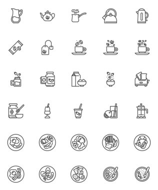 Kahvaltı menü satırı simgeleri ayarlandı