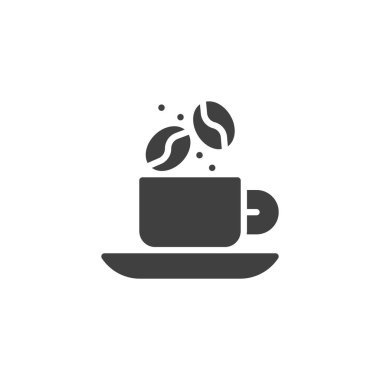 Kahve vektörü simgesi