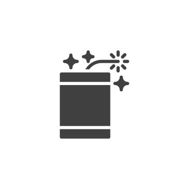 Havai fişek, havai fişek vektör simgesi