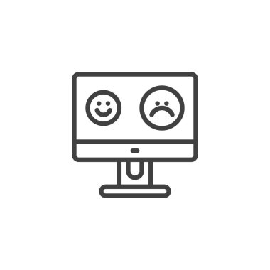 Çevrimiçi müşteri değerlendirme simgesi