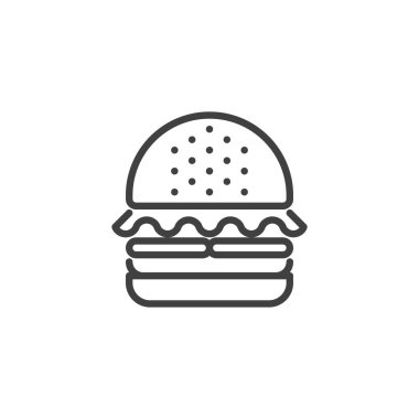 Hamburger çizgisi simgesi