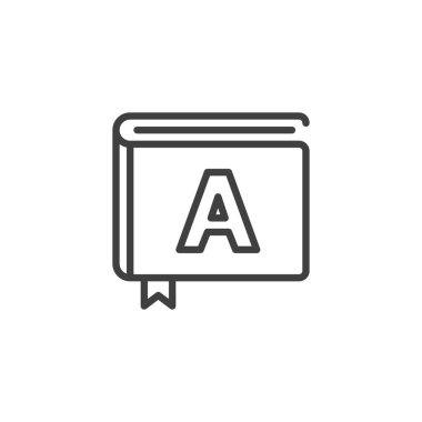 ABC kitap satırı simgesi