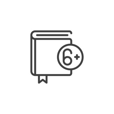 6 yıllık satır simgesi için kitap