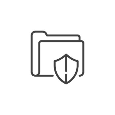 Güvenlik kalkan satırı simgesine sahip dizin