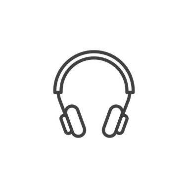 Kablosuz kulaklık hattı simgesi
