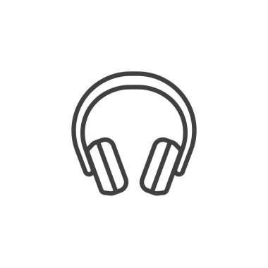 Modern kulaklık hattı simgesi