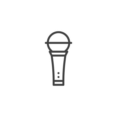 Kablosuz mikrofon hattı simgesi