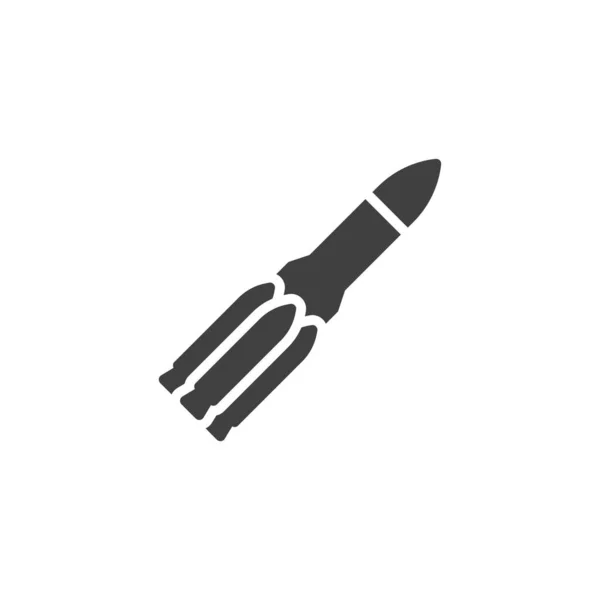 Ikona wektora rakiety kosmicznej — Wektor stockowy