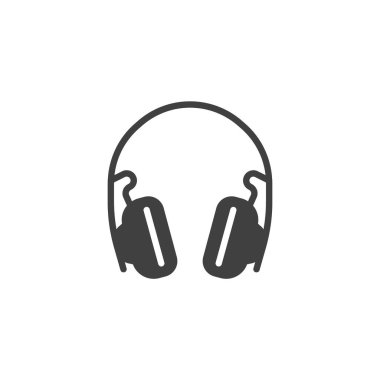 Kablosuz kulaklık vektör simgesi