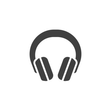 Modern kulaklık vektör simgesi