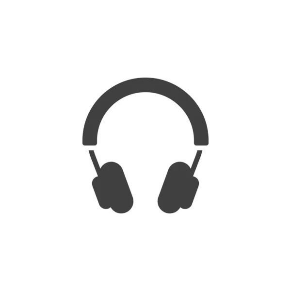 Auriculares inalámbricos vector icono — Vector de stock