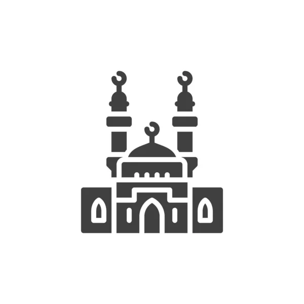 Векторна ікона з мечеті — стоковий вектор