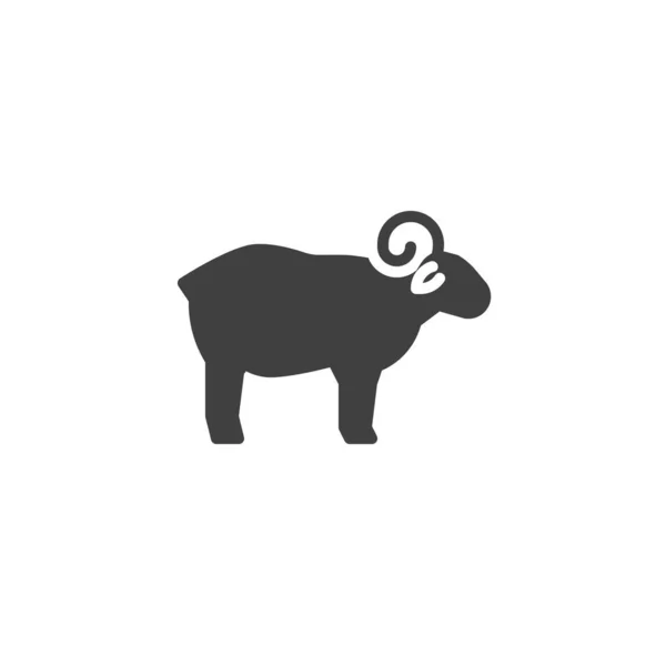 Sheep, lamb vector icon — Stock Vector