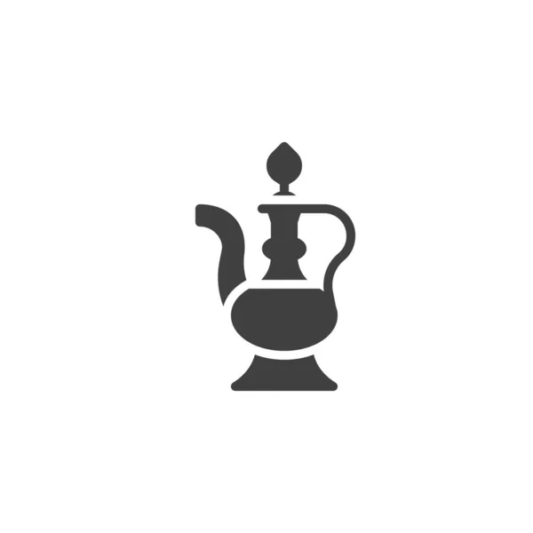 Arabic kettle vector icon — Stock Vector